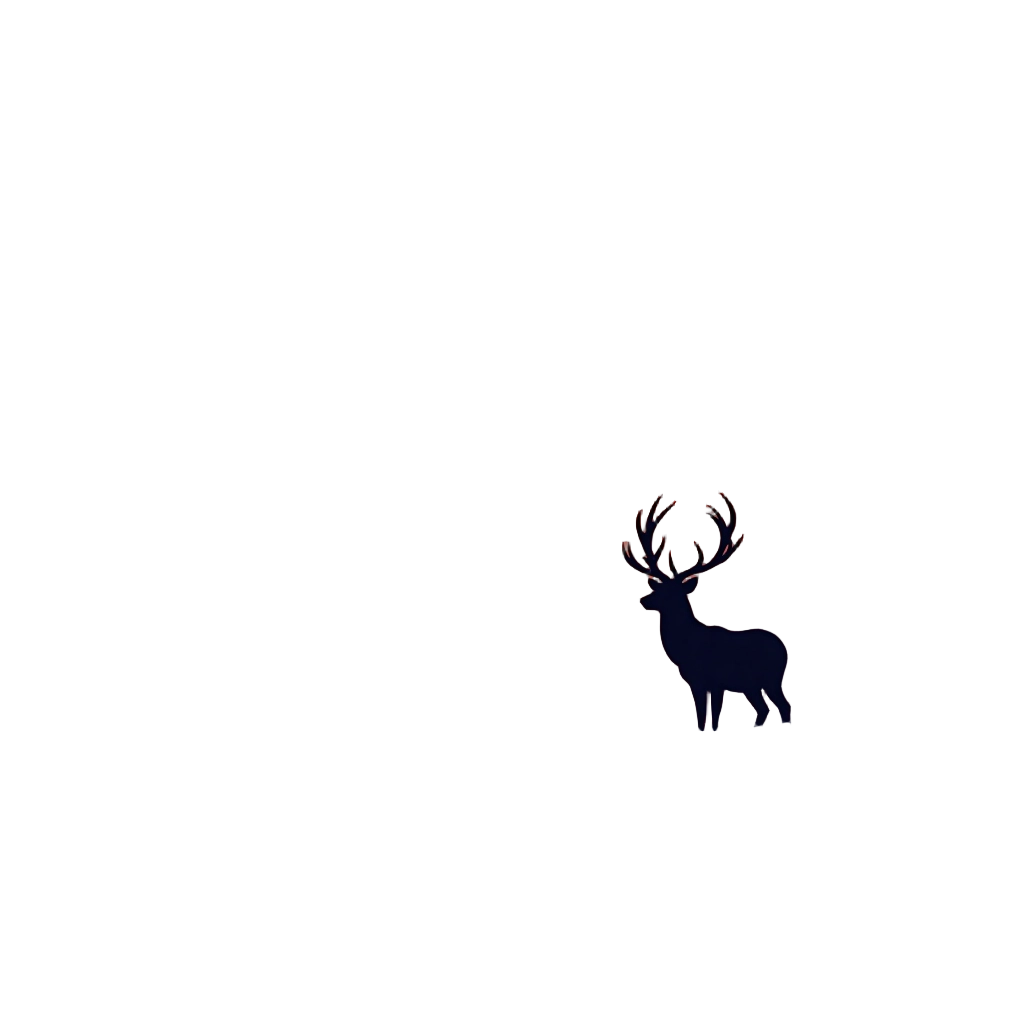 Silhouette of a Deer